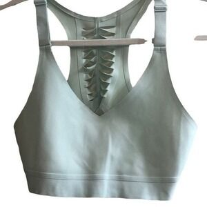 Victoria Secret Sport Mint Green Adjustable Sports Bra with Back Cutout Design